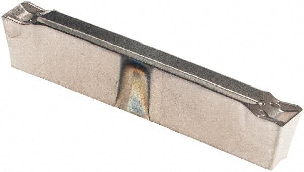 Walter - 2E300N02GX CE4 Grade WSM33S, 3mm Cutting Width Carbide Grooving Insert - Neutral, 0.2mm Corner Radius, TiAlN/Al2O3/ZrCN Finish - Eagle Tool & Supply