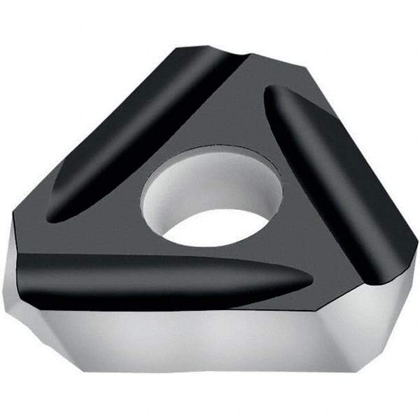 Walter - P23521R Grade WKP35S Carbide Milling Insert - TiCN/Al2O3/TiCN Finish, 0.177" Thick, 0.59" Inscribed Circle - Eagle Tool & Supply