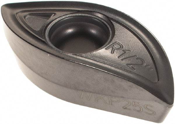 Walter - XDMT2004127 F55 Grade WKP25S Carbide Milling Insert - TiCN/Al2O3/TiCN Finish, 0.1874" Thick - Eagle Tool & Supply