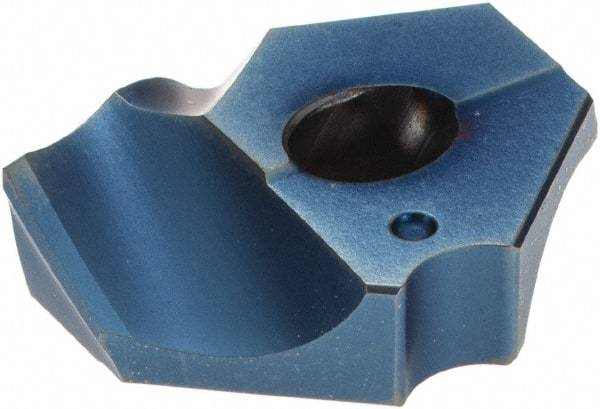 Walter - Series P6001, 7/8" Diam Grade WPP45C Replaceable Drill Tip - Carbide, TiAlN/TiAl Finish - Eagle Tool & Supply