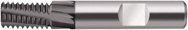 Walter-Prototyp - 0.4724" Cutting Diam, 6 Flute, Solid Carbide Helical Flute Thread Mill - Internal Thread, 1-1/16" LOC, 83mm OAL, 12mm Shank Diam - Eagle Tool & Supply