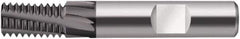 Walter-Prototyp - 0.3937" Cutting Diam, 5 Flute, Solid Carbide Helical Flute Thread Mill - Internal Thread, 20mm LOC, 72mm OAL, 10mm Shank Diam - Eagle Tool & Supply