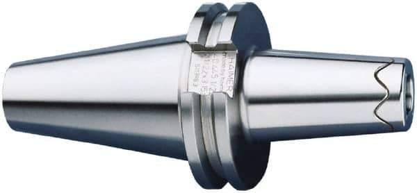 HAIMER - 1/2" Hole Diam, CAT40 Taper Shank Shrink Fit Tool Holder & Adapter - 65mm Projection, 1.04" Nose Diam, 1.85" Clamping Depth, 25,000 RPM, Through Coolant - Exact Industrial Supply