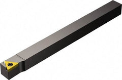 Sandvik Coromant - STJCR/L-S, Left Hand Cut, -3° Lead Angle, 12.7mm Shank Height x 12.7mm Shank Width, Neutral Rake Indexable Turning Toolholder - 127mm OAL, TCMT 11 02 04, TCMT 2(1.5)1 Insert Compatibility, Series CoroTurn 107 - Eagle Tool & Supply