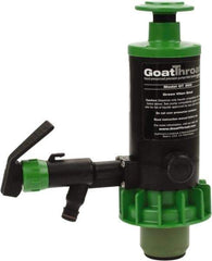 GoatThroat Pumps - 3/8" Outlet, 4 GPM, Polypropylene Hand Operated Transfer Pump - 56" OAL, For up to 55 Gal Drums, For Biodiesel, Lightweight Synthetic Oils, Pesticides, Solvents, Acids & Other Corrosive Chemicals - Eagle Tool & Supply