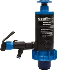 GoatThroat Pumps - 3/8" Outlet, 4 GPM, Polypropylene Hand Operated Transfer Pump - 56" OAL, For up to 55 Gal Drums, For Antifreeze & Other Lightweight Liquids - Eagle Tool & Supply