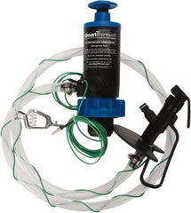 GoatThroat Pumps - 3/8" Outlet, 4 GPM, Polypropylene Hand Operated Transfer Pump - 56" OAL, For up to 55 Gal Drums, For Class I & II Flammable & Combustible Liquids - Eagle Tool & Supply