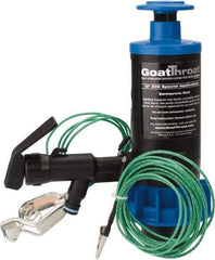 GoatThroat Pumps - 3/8" Outlet, 4 GPM, Polypropylene Hand Operated Transfer Pump - 56" OAL, For up to 55 Gal Drums, For Class I & II Flammable & Combustible Liquids - Eagle Tool & Supply