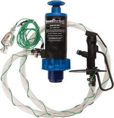 GoatThroat Pumps - 3/8" Outlet, 4 GPM, Polypropylene Hand Operated Transfer Pump - 56" OAL, For up to 55 Gal Drums, For Class I & II Flammable & Combustible Liquids - Eagle Tool & Supply