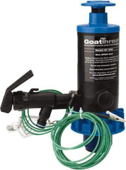 GoatThroat Pumps - 3/8" Outlet, 4 GPM, Polypropylene Hand Operated Transfer Pump - 56" OAL, For up to 55 Gal Drums, For Class I & II Flammable & Combustible Liquids - Eagle Tool & Supply