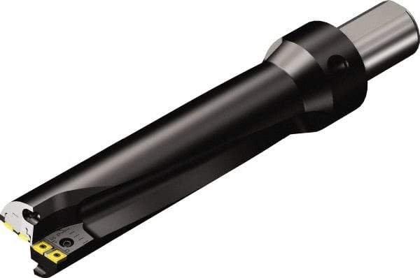 Sandvik Coromant - 207mm Max Drill Depth, 3xD, 69mm Diam, Indexable Insert Drill - 2 Inserts, 50mm Shank Diam, 50 Cylindrical Shank - Eagle Tool & Supply