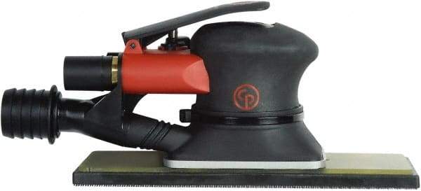 Chicago Pneumatic - 10,000 OPM, 9 CFM Air Consumption, 90 psi Air Pressure, Jitter Bug Air Orbital Sander - Rectangular Pad, 1/4" Inlet - Eagle Tool & Supply