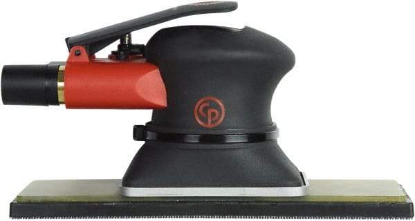 Chicago Pneumatic - 10,000 OPM, 9 CFM Air Consumption, 90 psi Air Pressure, Jitter Bug Air Orbital Sander - Rectangular Pad, 1/4" Inlet - Eagle Tool & Supply