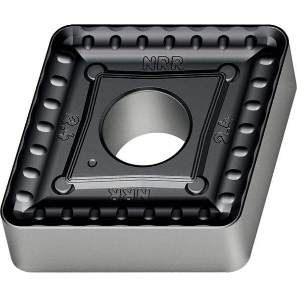 Walter - CNMM866 NRR Grade WPP10S Carbide Turning Insert - TiCN/Al2O3/TiN Finish, 80° Diamond, 1" Inscr Circle, 3/8" Thick, 3/32" Corner Radius - Eagle Tool & Supply
