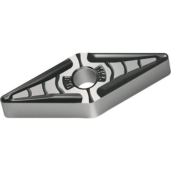 Walter - VNMG332 MK5 Grade WKK20S Carbide Turning Insert - TiCN/Al2O3/TiCN Finish, 35° Diamond, 3/8" Inscr Circle, 3/16" Thick, 1/32" Corner Radius - Eagle Tool & Supply