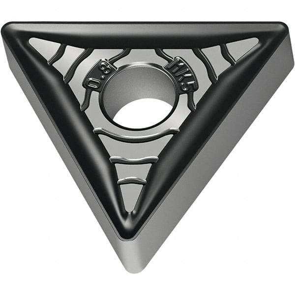 Walter - TNMG334 MK5 Grade WKK20S Carbide Turning Insert - TiCN/Al2O3/TiCN Finish, 60° Triangle, 3/8" Inscr Circle, 3/16" Thick, 1/16" Corner Radius - Eagle Tool & Supply