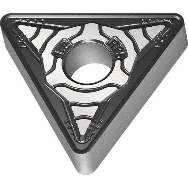 Walter - TNMG332 RP5 Grade WPP30S Carbide Turning Insert - TiCN/Al2O3/TiN Finish, 60° Triangle, 3/8" Inscr Circle, 3/16" Thick, 1/32" Corner Radius - Eagle Tool & Supply