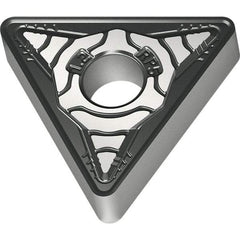 Walter - TNMG332 RP5 Grade WPP30S Carbide Turning Insert - TiCN/Al2O3/TiN Finish, 60° Triangle, 3/8" Inscr Circle, 3/16" Thick, 1/32" Corner Radius - Eagle Tool & Supply