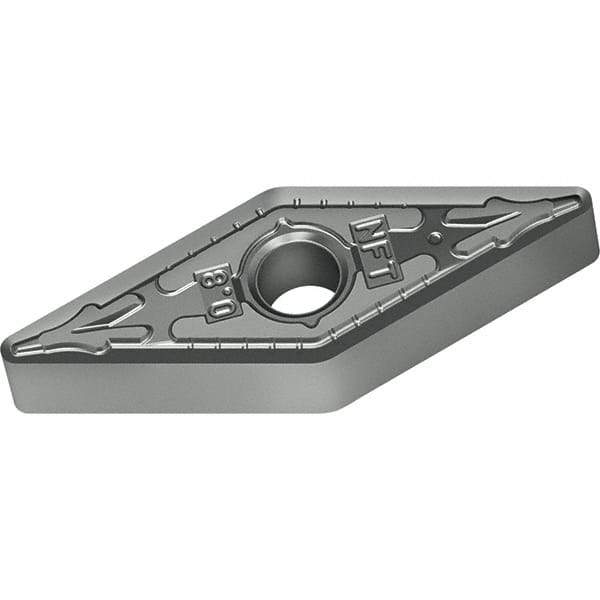 Walter - VNGG331 NFT Grade WS10 Carbide Turning Insert - Uncoated, 35° Diamond, 3/8" Inscr Circle, 3/16" Thick, 1/64" Corner Radius - Eagle Tool & Supply