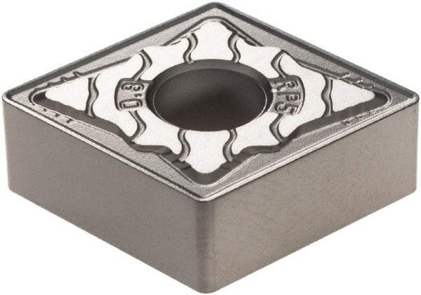 Walter - CNMG542 RP5 Grade WPP10S Carbide Turning Insert - TiCN/Al2O3/TiN Finish, 80° Diamond, 5/8" Inscr Circle, 1/4" Thick, 1/32" Corner Radius - Eagle Tool & Supply