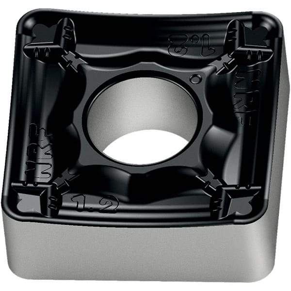 Walter - SNMM856 NRF Grade WPP20S Carbide Turning Insert - TiCN/Al2O3/TiN Finish, 90° Square, 1" Inscr Circle, 5/16" Thick, 3/32" Corner Radius - Eagle Tool & Supply