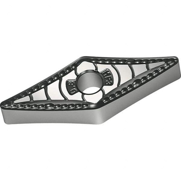 Walter - VNMG332 MP3 Grade WPP20S Carbide Turning Insert - TiCN/Al2O3/TiN Finish, 35° Diamond, 3/8" Inscr Circle, 3/16" Thick, 1/32" Corner Radius - Eagle Tool & Supply