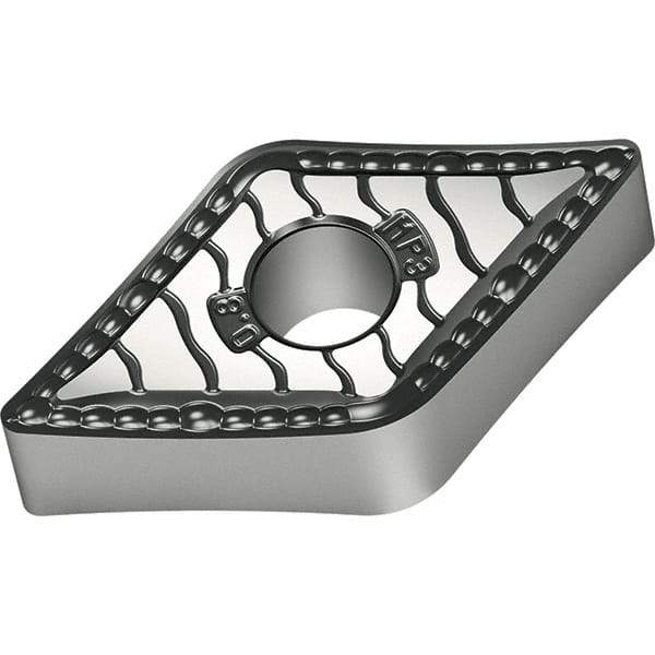 Walter - DNMG433 MP3 Grade WPP20S Carbide Turning Insert - TiCN/Al2O3/TiN Finish, 55° Diamond, 1/2" Inscr Circle, 3/16" Thick, 3/64" Corner Radius - Eagle Tool & Supply
