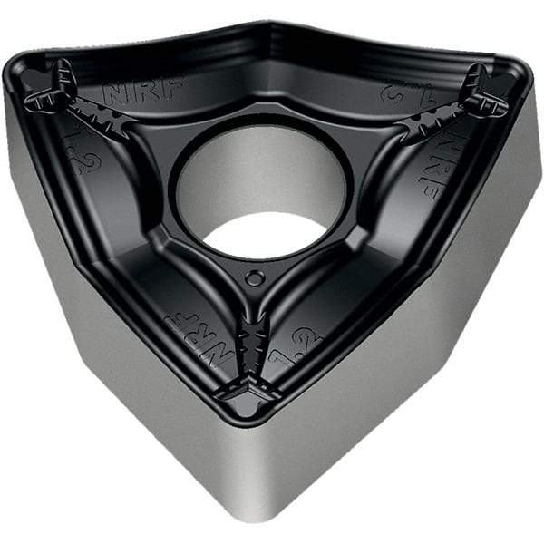 Walter - WNMM544 NRF Grade WPP10S Carbide Turning Insert - TiCN/Al2O3/TiN Finish, 80° Trigon, 5/8" Inscr Circle, 1/4" Thick, 1/16" Corner Radius - Eagle Tool & Supply