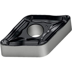 Walter - DNMM442 NRF Grade WPP30S Carbide Turning Insert - TiCN/Al2O3/TiN Finish, 55° Diamond, 1/2" Inscr Circle, 1/4" Thick, 1/32" Corner Radius - Eagle Tool & Supply
