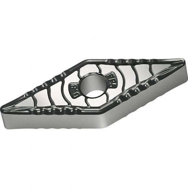 Walter - VNMG331 FP5 Grade WPP20S Carbide Turning Insert - TiCN/Al2O3/TiN Finish, 35° Diamond, 3/8" Inscr Circle, 3/16" Thick, 1/64" Corner Radius - Eagle Tool & Supply