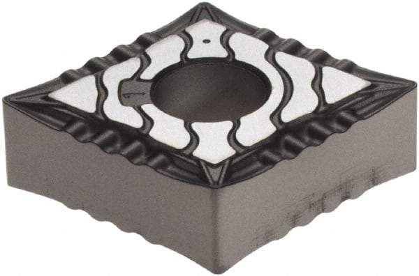 Walter - CNMG431 FP5 Grade WPP20S Carbide Turning Insert - TiCN/Al2O3/TiN Finish, 80° Diamond, 1/2" Inscr Circle, 3/16" Thick, 1/64" Corner Radius - Eagle Tool & Supply