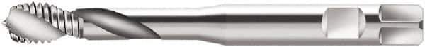 Walter-Prototyp - M10x1.50 Metric 2 Flute 6H Modified Bottoming Spiral Flute Tap - Cobalt, Bright Finish, 100mm OAL, Right Hand Flute, Right Hand Thread, Series S20516 - Exact Industrial Supply
