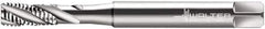 Walter-Prototyp - M10x1.50 Metric 4 Flute 6HX Bottoming Spiral Flute Tap - Cobalt, Bright Finish, 100mm OAL, Right Hand Flute, Right Hand Thread, Series 205106 - Eagle Tool & Supply
