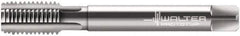 Walter-Prototyp - M9x1.00 Metric Fine 6H 3 Flute Bright Finish Cobalt Straight Flute Machine Tap - Modified Bottoming, Right Hand Thread, 90mm OAL, 18mm Thread Length, Oversize - Exact Industrial Supply