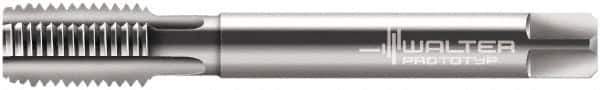 Walter-Prototyp - M28x1.50 Metric Fine 6H 4 Flute Bright Finish Cobalt Straight Flute Machine Tap - Modified Bottoming, Right Hand Thread, 140mm OAL, 26mm Thread Length, Oversize - Eagle Tool & Supply