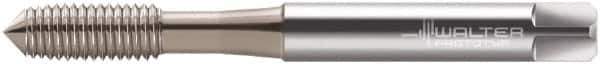 Walter-Prototyp - M2x0.40 Metric 6HX Modified Bottoming Thread Forming Tap - Cobalt, CrN Finish, 45mm OAL, 6mm Thread Length, Right Hand Thread, Series E2061604 - Exact Industrial Supply