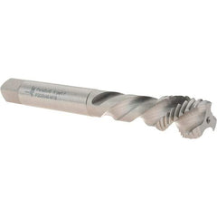 Walter-Prototyp - M16x2.00 Metric 3 Flute 6H Modified Bottoming Spiral Flute Tap - Cobalt, Bright Finish, 110mm OAL, Left Hand Flute, Left Hand Thread, Series P205698 - Eagle Tool & Supply