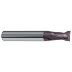 20mm Dia. x 92mm Overall Length 2-Flute Square End Solid Carbide SE End Mill-Round Shank-Center Cut-Firex - Eagle Tool & Supply