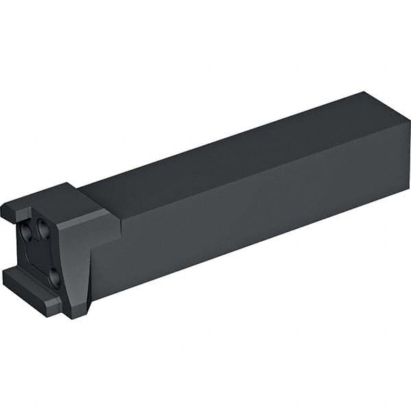 Walter - 21mm Max Depth, 0.6mm to 4.1mm Width, External Left Hand Indexable Grooving/Cutoff Toolholder - Exact Industrial Supply