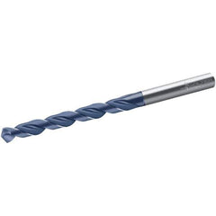 Walter-Titex - 5.8mm 118° Cobalt Jobber Drill - TiNAl Finish, Right Hand Cut, Spiral Flute, Straight Shank, 93mm OAL, VA Inox Point - Eagle Tool & Supply