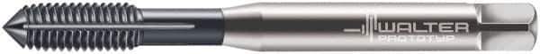 Walter-Prototyp - M3x0.50 Metric 6HX Modified Bottoming Thread Forming Tap - Cobalt, TiCN Finish, 56mm OAL, 9mm Thread Length, Right Hand Thread, Series D7061706 - Eagle Tool & Supply