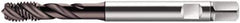 Walter-Prototyp - M8x1.25 Metric 3 Flute 6HX Modified Bottoming Spiral Flute Tap - Cobalt, Hardlube Finish, 90mm OAL, Right Hand Flute, Right Hand Thread, Series S2051312 - Eagle Tool & Supply