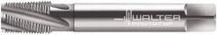 Walter-Prototyp - 3/8-18 NPT, 15° Helix, 5 Flutes, Modified Bottoming Chamfer, Bright Finish, Cobalt, Spiral Flute Pipe Tap - Right Hand Flute, 0.6299" Shank Diam, 0.7874" Thread Length, 0.4724" Square Size, Series 25467 - Eagle Tool & Supply