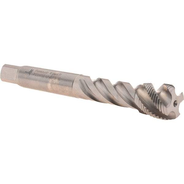 Walter-Prototyp - 9/16-24 UNEF 4 Flute 2B Modified Bottoming Spiral Flute Tap - Cobalt, Bright Finish, 100mm OAL, Right Hand Flute, Right Hand Thread, Series P235692 - Eagle Tool & Supply