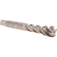 Walter-Prototyp - 9/16-24 UNEF 4 Flute 2B Modified Bottoming Spiral Flute Tap - Cobalt, Bright Finish, 100mm OAL, Right Hand Flute, Right Hand Thread, Series P235692 - Eagle Tool & Supply