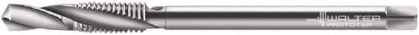 Walter-Prototyp - M12x1.75 Metric 4 Flute 6H Modified Bottoming Spiral Flute Tap - Cobalt, Bright Finish, 125mm OAL, Right Hand Flute, Right Hand Thread, Series 20467 - Eagle Tool & Supply