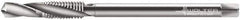 Walter-Prototyp - M12x1.75 Metric 4 Flute 6H Modified Bottoming Spiral Flute Tap - Cobalt, Bright Finish, 125mm OAL, Right Hand Flute, Right Hand Thread, Series 20467 - Eagle Tool & Supply