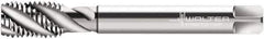 Walter-Prototyp - 3/8-16 UNC 3 Flute 3B Modified Bottoming Spiral Flute Tap - Cobalt, Bright Finish, 100mm OAL, Right Hand Flute, Right Hand Thread, Series P22559 - Exact Industrial Supply
