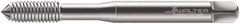Walter-Prototyp - M2x0.40 Metric 6HX Modified Bottoming Thread Forming Tap - Cobalt, Bright Finish, 45mm OAL, 6mm Thread Length, Right Hand Thread, Series D7061100 - Eagle Tool & Supply