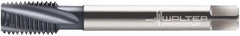 Walter-Prototyp - M12x1.75 Metric 3 Flute 6H Modified Bottoming Spiral Flute Tap - Cobalt, TiCN Finish, 110mm OAL, Right Hand Flute, Right Hand Thread, Series 2046006 - Eagle Tool & Supply